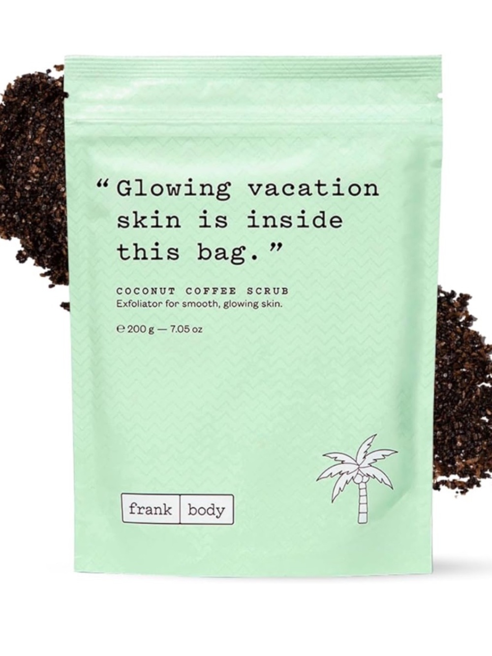 Frank Body Coconut Coffee Scrub | Natural, Vegan, Cruelty Free Exfoliating Body